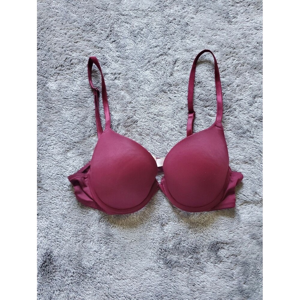 PINK Victoria's Secret Plum T-Shirt Bra Size 34A